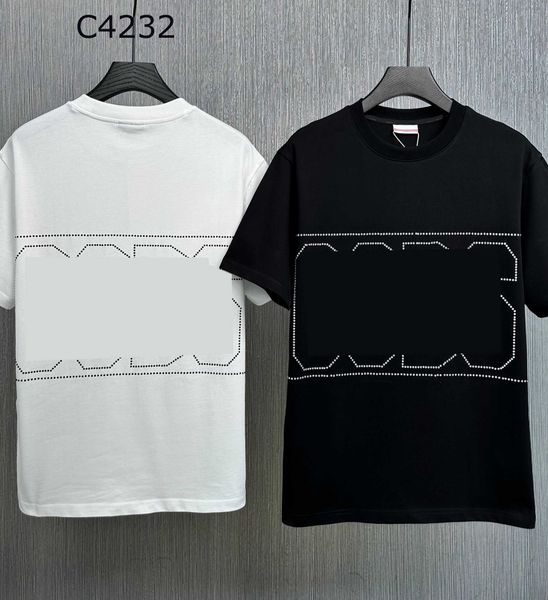 23ss summer men clothes brand casual tshirt designer t shirt round neck pure cotton white tee shirts stick drill logo short sleeve mens clo, White;black
23ss summer men clothes brand casual tshirt designer t shirt round neck pure cotton white tee shirts stick drill logo short sleeve mens clo, White;black