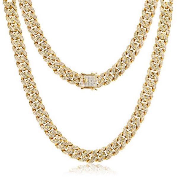 drop shipping 2023 new 12mm 18k gold plated zircon iced out miami cuban link chain necklace, Silver
drop shipping 2023 new 12mm 18k gold plated zircon iced out miami cuban link chain necklace, Silver