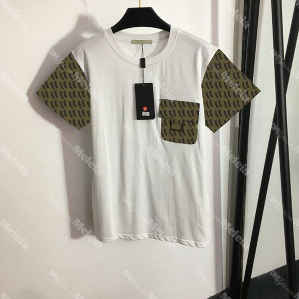 patchwork t shirts for women double letter womens short sleeve tees cotton lady t shirts, White
patchwork t shirts for women double letter womens short sleeve tees cotton lady t shirts, White