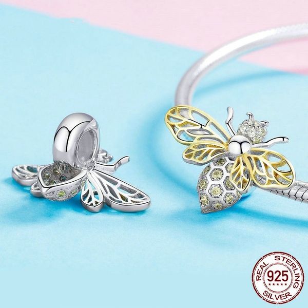 authentic 925 sterling silver crystal bee beads charms fit for original charms women luxury diy jewelry, Bronze;silver
authentic 925 sterling silver crystal bee beads charms fit for original charms women luxury diy jewelry, Bronze;silver