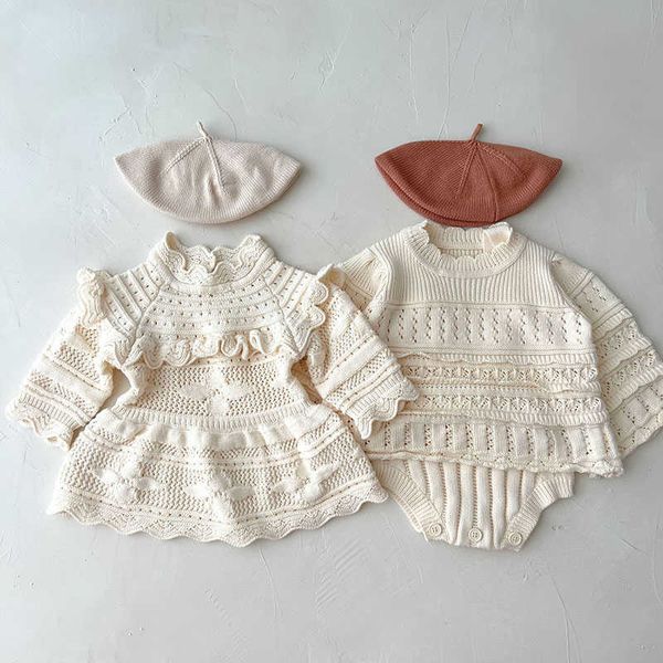 clothing sets korean style sister clothes infant baby girls knitting clothes suit spring autumn baby rompers girls dress kids sweater w0424, White
clothing sets korean style sister clothes infant baby girls knitting clothes suit spring autumn baby rompers girls dress kids sweater w0424, White