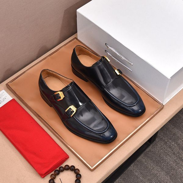 2023 gentlemen dress shoes business genuine leather brand designer classic formal flats men elegant office shoes size 38-46, Black
2023 gentlemen dress shoes business genuine leather brand designer classic formal flats men elegant office shoes size 38-46, Black