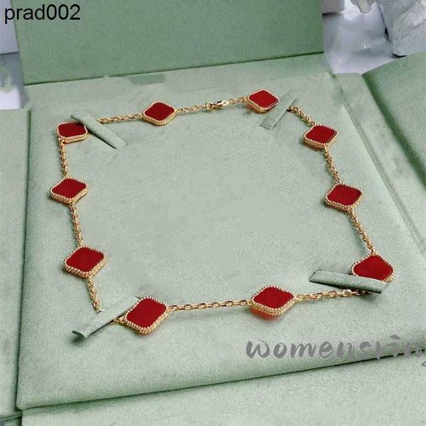 2023 fashion necklace elegant ten clover classic bracelet necklace women's jewelry pendant 7 colors, Silver
2023 fashion necklace elegant ten clover classic bracelet necklace women's jewelry pendant 7 colors, Silver