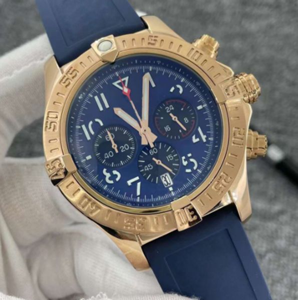 luxury men's quartz watch japanese movement battery limited edition chronograph 45mm avenger hurricane sea rubber strap 1884 blue dial, Slivery;brown
luxury men's quartz watch japanese movement battery limited edition chronograph 45mm avenger hurricane sea rubber strap 1884 blue dial, Slivery;brown