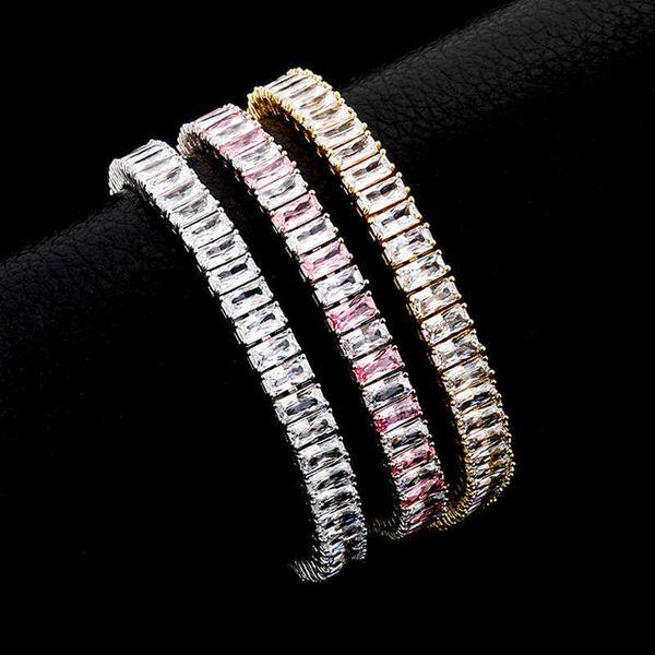 8mm rectangular cubic zircon tennis bracelet for men and women baguette cz stone iced out chain bracelets bangle shiny crystal rapper wrist, Golden;silver
8mm rectangular cubic zircon tennis bracelet for men and women baguette cz stone iced out chain bracelets bangle shiny crystal rapper wrist, Golden;silver