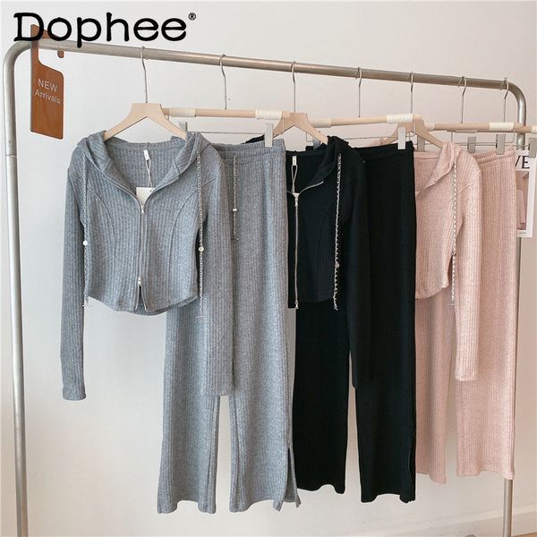 women s two piece pants autumn korean casual slim fit tracksuit solid simple zipper cardigan short hoodie sweatpants two piece suit 230424, White
women s two piece pants autumn korean casual slim fit tracksuit solid simple zipper cardigan short hoodie sweatpants two piece suit 230424, White