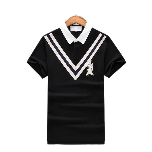 men and women designer polo shirt men's casual business fashion letter printed t-shirt high street men's polo shirt quality wholes, White;black
men and women designer polo shirt men's casual business fashion letter printed t-shirt high street men's polo shirt quality wholes, White;black