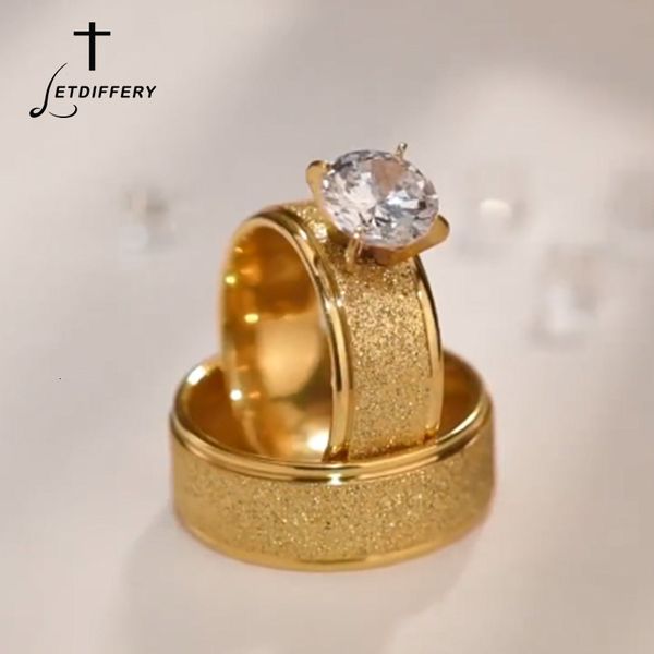 cluster rings letdiffery 8mm bling crystal wedding rings for couple golden stainless steel women ring sets men lovers jewelry engagement gif, Golden;silver
cluster rings letdiffery 8mm bling crystal wedding rings for couple golden stainless steel women ring sets men lovers jewelry engagement gif, Golden;silver