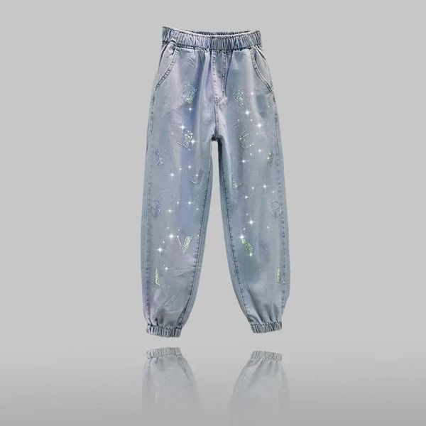 jeans women elastic high waist loose jeans girls trendy light blue rhinestone denim pants students comfy streetwear trousers jeans
jeans women elastic high waist loose jeans girls trendy light blue rhinestone denim pants students comfy streetwear trousers jeans