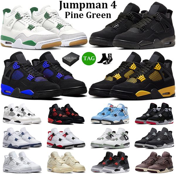 with box jumpman 4 basketball shoes men women 4s pine green black cat thunder military black midnight navy white oreo mens trainers sport sn
with box jumpman 4 basketball shoes men women 4s pine green black cat thunder military black midnight navy white oreo mens trainers sport sn