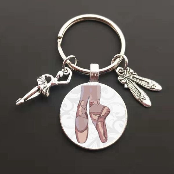 fashion charm ballet glass keychain pendant creative dance lover keychains jewelry accessories gift in bulk, Silver
fashion charm ballet glass keychain pendant creative dance lover keychains jewelry accessories gift in bulk, Silver