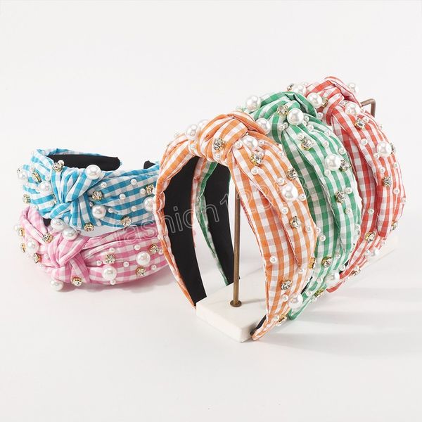 women girls plaid hairband imitation pearls rhinestone headband hair accessories sweet hair jewley, Silver
women girls plaid hairband imitation pearls rhinestone headband hair accessories sweet hair jewley, Silver