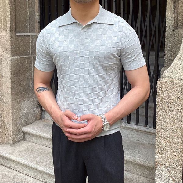 men's polos vintage polo shirt man stripe print patchwork knitting casual lapel pullover summer men short sleeve slim polo shirt s-3xl, White;black
men's polos vintage polo shirt man stripe print patchwork knitting casual lapel pullover summer men short sleeve slim polo shirt s-3xl, White;black