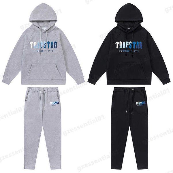 men embroidery trapstar tracksuit fashion street level four outfit hooded sweatshirt and sweatpants tracksuits women pullover sportwear trac, Gray
men embroidery trapstar tracksuit fashion street level four outfit hooded sweatshirt and sweatpants tracksuits women pullover sportwear trac, Gray