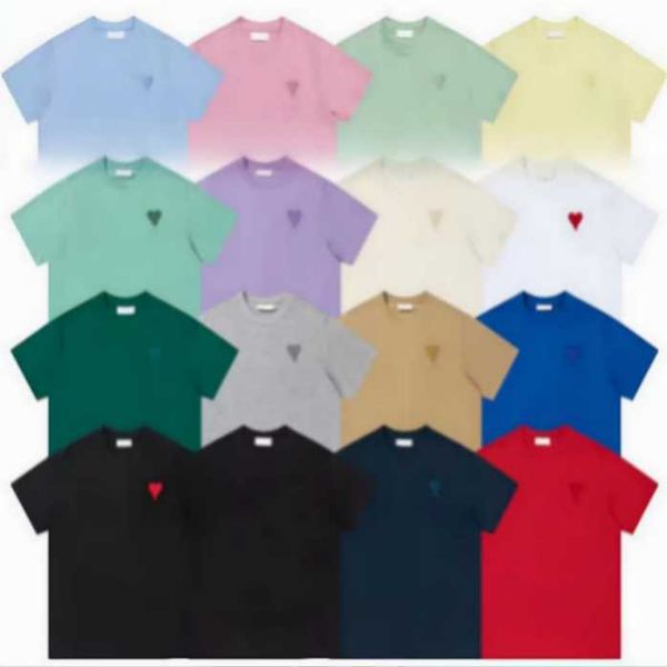 designers amis paris shirit 2023ss spring classic heart solid color big love round neck heart short sleeve t-shirt for men and women 3a, White;black
designers amis paris shirit 2023ss spring classic heart solid color big love round neck heart short sleeve t-shirt for men and women 3a, White;black