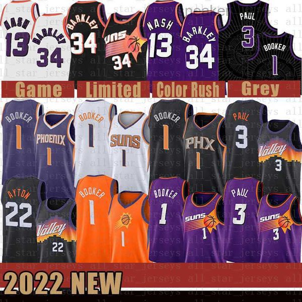 phoenixs sun basketball jersey 13 34 devin booker chris paul deandre ayton 2022 mens 1 3 22 steve nash charles barkley purple
phoenixs sun basketball jersey 13 34 devin booker chris paul deandre ayton 2022 mens 1 3 22 steve nash charles barkley purple