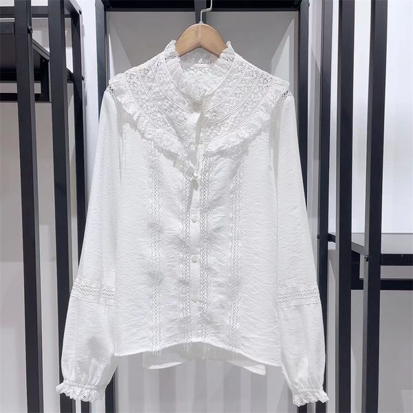 women's jackets maje woman's white broderie anglaise shirt loose shirt| size s, Black;brown
women's jackets maje woman's white broderie anglaise shirt loose shirt| size s, Black;brown