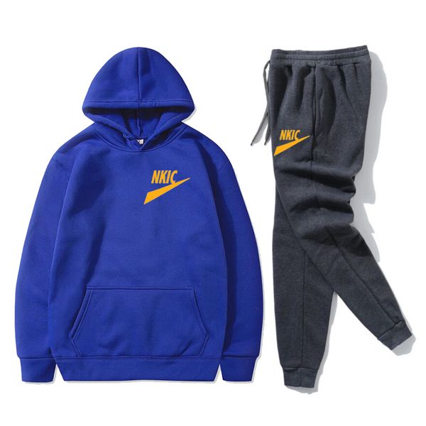 2 pieces sets men tracksuit hooded sweatshirt pants male sport hoodies running sportswear men women brand print autumn winter, Gray
2 pieces sets men tracksuit hooded sweatshirt pants male sport hoodies running sportswear men women brand print autumn winter, Gray