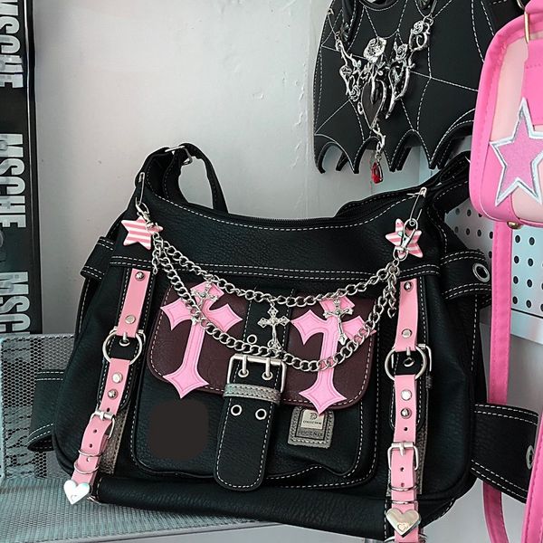 evening bags millennium subculture large capacity tote gothic harajuku y2k punk woman write card one shoulder handbag spicy girl bag 230422
evening bags millennium subculture large capacity tote gothic harajuku y2k punk woman write card one shoulder handbag spicy girl bag 230422