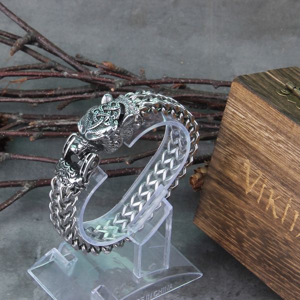 charm bracelets vikings jewelry stainless steel russian bear bracelet men's mesh chain can open bear mouth punk bracelets biker jewelry, Golden;silver
charm bracelets vikings jewelry stainless steel russian bear bracelet men's mesh chain can open bear mouth punk bracelets biker jewelry, Golden;silver
