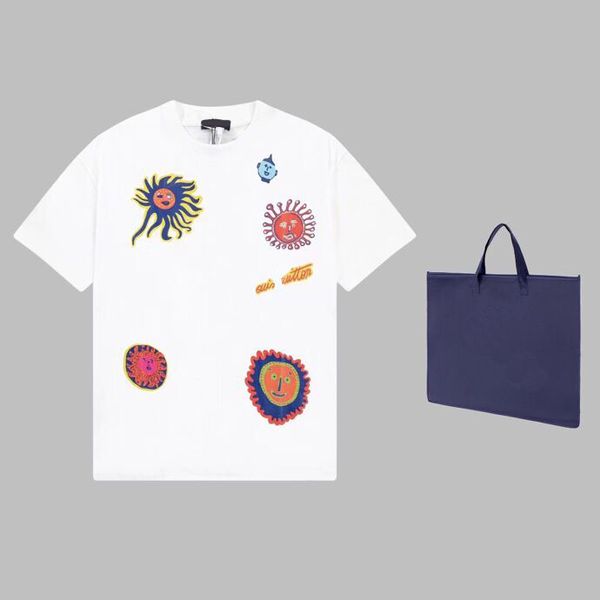 2023ss new style high-grade pure cotton printed t shirt round neck splicing pullover short sleeves size m-xxxl color black and white e489s3, Black;brown
2023ss new style high-grade pure cotton printed t shirt round neck splicing pullover short sleeves size m-xxxl color black and white e489s3, Black;brown