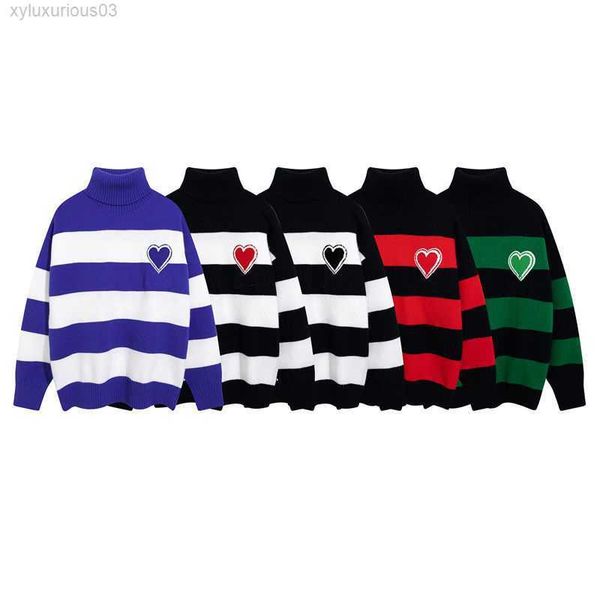 designer sweater man woman black and white stripe rainbow color womens knit love a high collar turtleneck fashion letter long sleeve clothes
designer sweater man woman black and white stripe rainbow color womens knit love a high collar turtleneck fashion letter long sleeve clothes