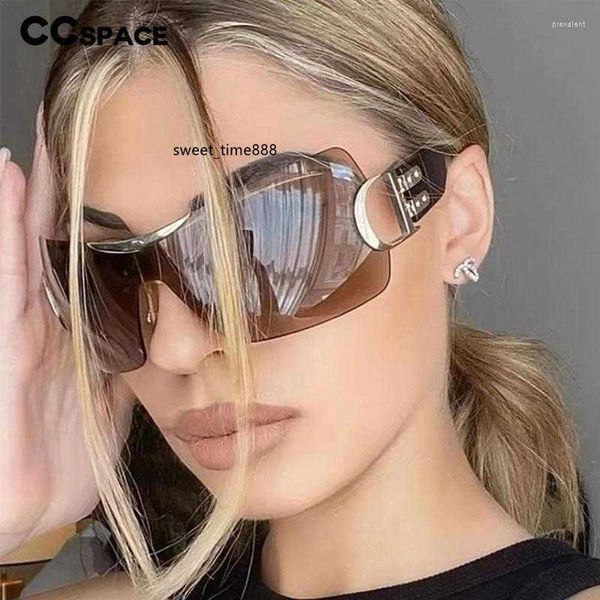 sunglasses 55027 designer oversized y2k women wrap around sun glasses uv400 fashion rimless eyewear shades, White;black
sunglasses 55027 designer oversized y2k women wrap around sun glasses uv400 fashion rimless eyewear shades, White;black