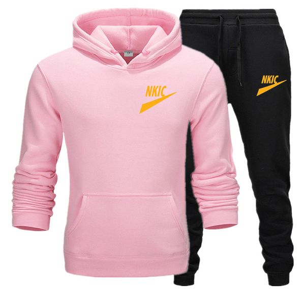 new men fashion tracksuit men's brand logo print long sleeve hoodie sports pants set pullover sweater and jogging pants casual outfit, Gray
new men fashion tracksuit men's brand logo print long sleeve hoodie sports pants set pullover sweater and jogging pants casual outfit, Gray