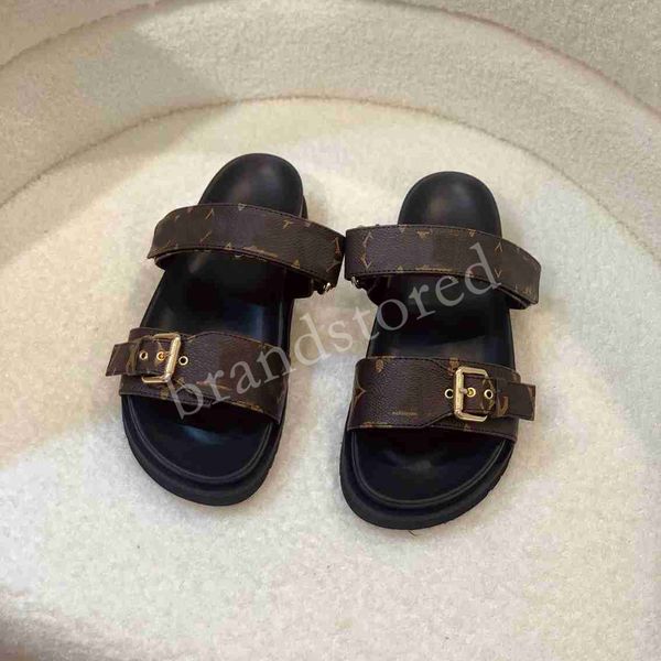 designer sandals bom dia women slippers men shoes platform slipper old flower slides fashion printed slide adjusted gold buckles, Black
designer sandals bom dia women slippers men shoes platform slipper old flower slides fashion printed slide adjusted gold buckles, Black