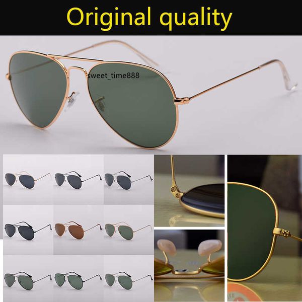 eyeglass classic style pilot sunglasses men women fashion real sun glasses female male with box gafas de sol hombre, White;black
eyeglass classic style pilot sunglasses men women fashion real sun glasses female male with box gafas de sol hombre, White;black