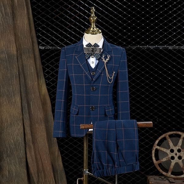suits children's formal plaid dress suit set boy handsome wedding party piano performance costume kids blazer vest pants clothes 230424, Black
suits children's formal plaid dress suit set boy handsome wedding party piano performance costume kids blazer vest pants clothes 230424, Black