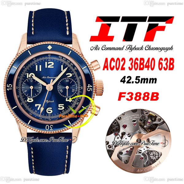 itf air command f388b automatic chronograph mens watch ac02-36b40-63b rose gold ceramics bezel blue dial leather super edition reloj hombre, Slivery;brown
itf air command f388b automatic chronograph mens watch ac02-36b40-63b rose gold ceramics bezel blue dial leather super edition reloj hombre, Slivery;brown