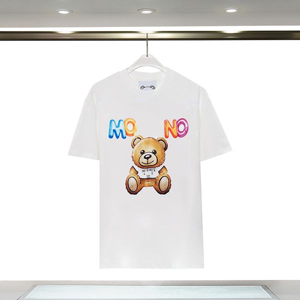23ss men's t-shirt designer round neck short sleeve tees luxury clothing fashion cotton breathable sweat-absorbing bear letter print co, White;black
23ss men's t-shirt designer round neck short sleeve tees luxury clothing fashion cotton breathable sweat-absorbing bear letter print co, White;black