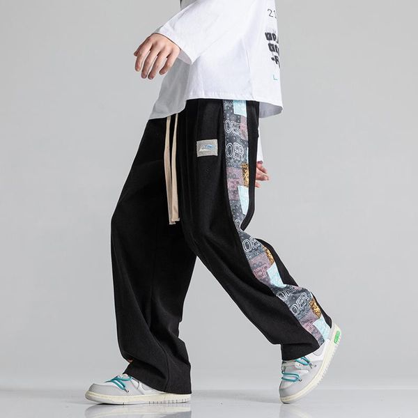 pants streetwear harem men pants 2022 spring new casual jogging pants men patchwork fashion straight trousers for men, Black
pants streetwear harem men pants 2022 spring new casual jogging pants men patchwork fashion straight trousers for men, Black