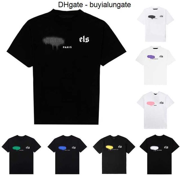 mens designer t shir clohes palms shirs women shirs fashion spray pain graffii couple shor sleeves high sree loose tide brand crew neck leer, White;black
mens designer t shir clohes palms shirs women shirs fashion spray pain graffii couple shor sleeves high sree loose tide brand crew neck leer, White;black