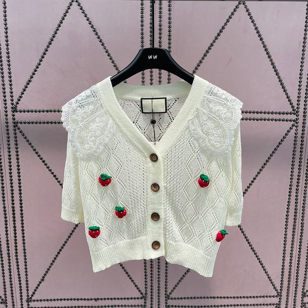 latest hollow sweater t shirt fashion lace cardigan coat sweaters girls designer shirt strawberry ornament jacket shirts, Black
latest hollow sweater t shirt fashion lace cardigan coat sweaters girls designer shirt strawberry ornament jacket shirts, Black