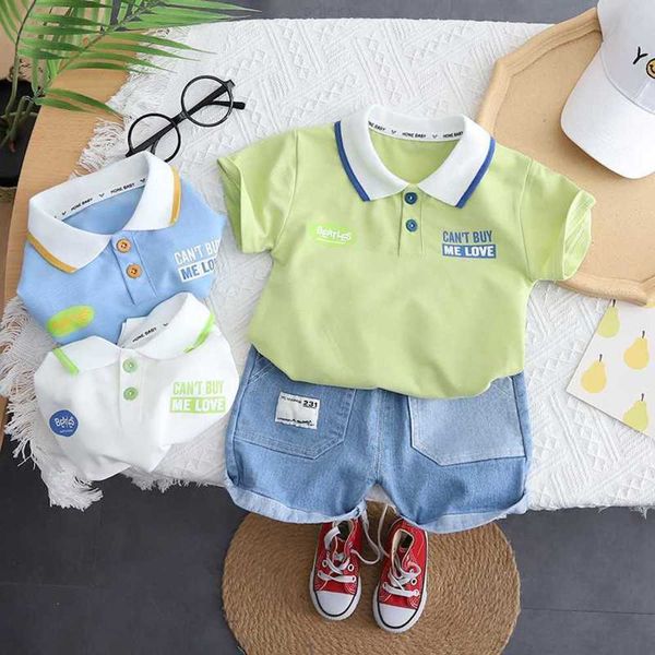 clothing sets boys' summer suit 2023 new handsome english polo short sleeve fashionable baby clothes trend, White
clothing sets boys' summer suit 2023 new handsome english polo short sleeve fashionable baby clothes trend, White