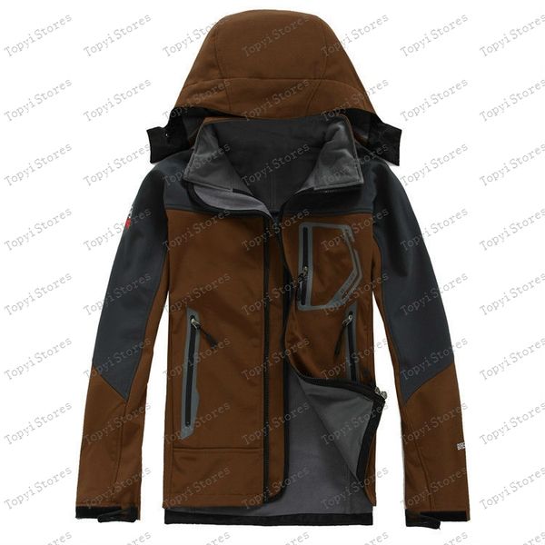 men waterproof breathable softshell jacket men outdoors sports coats women ski hiking windproof winter outwear soft shell, Black;brown
men waterproof breathable softshell jacket men outdoors sports coats women ski hiking windproof winter outwear soft shell, Black;brown