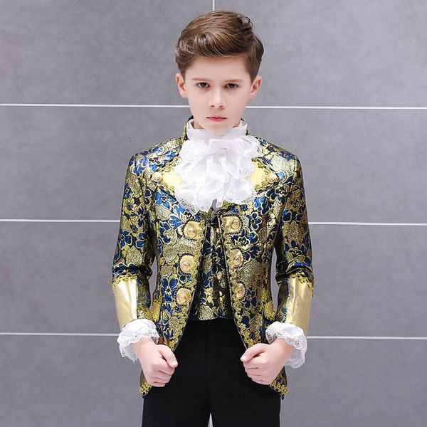 suits boys retro european court clothing set child prince charming drama show dress suit kids blazer vest pants collar flower outfit 230424, Black
suits boys retro european court clothing set child prince charming drama show dress suit kids blazer vest pants collar flower outfit 230424, Black