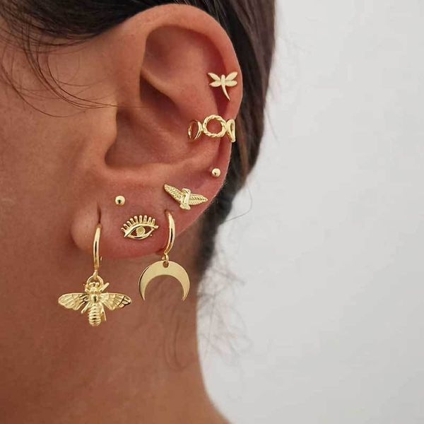designer earrings gold plated earnail set combination fashion street shoot devil's eye earnail girl, Golden;silver
designer earrings gold plated earnail set combination fashion street shoot devil's eye earnail girl, Golden;silver