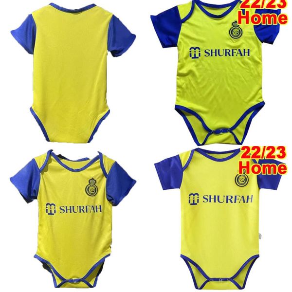 22 23 al nassr fc baby soccer jerseys clothes soccer jerseys ronaldo home yellow version shirt short sleeves uniforms top, Black;yellow
22 23 al nassr fc baby soccer jerseys clothes soccer jerseys ronaldo home yellow version shirt short sleeves uniforms top, Black;yellow