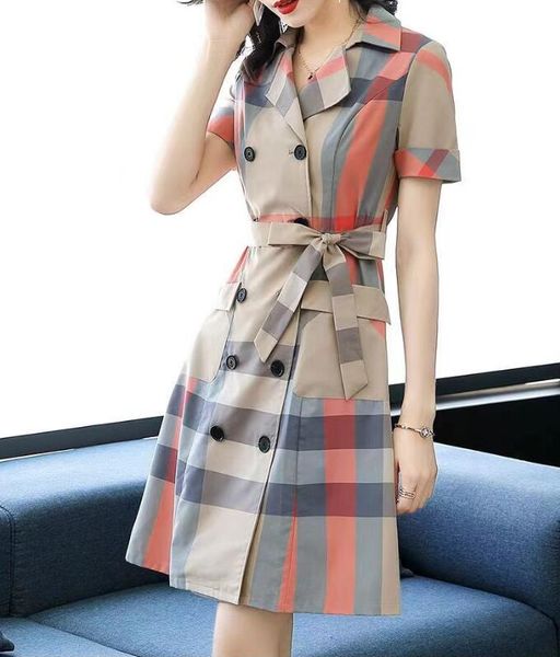 vintage plaid dresses for women short sleeve designer summer dress women's clothing, Black;gray
vintage plaid dresses for women short sleeve designer summer dress women's clothing, Black;gray