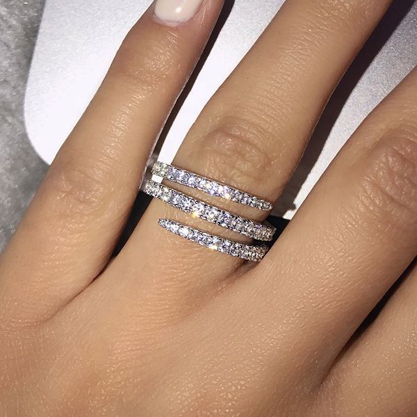 cluster rings cute 3 round silver color ring with bling zircon stone for women fashion jewelry wedding engagement ring 230424, Golden;silver
cluster rings cute 3 round silver color ring with bling zircon stone for women fashion jewelry wedding engagement ring 230424, Golden;silver