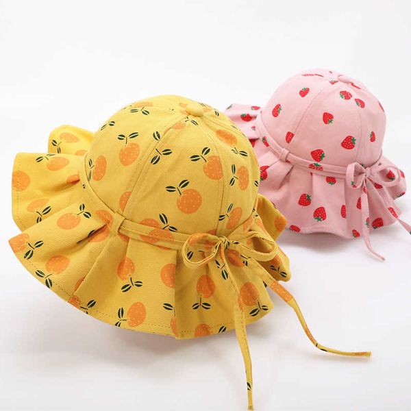caps summer baby bucket hat flower fruit print bowknot kids girls sun hats outdoor infant toddler panama beach cap p230424, Yellow
caps summer baby bucket hat flower fruit print bowknot kids girls sun hats outdoor infant toddler panama beach cap p230424, Yellow