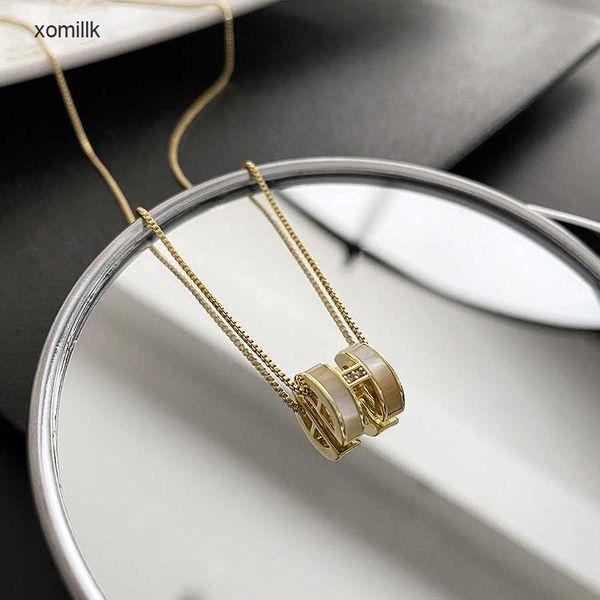 hermm designer necklace strands gold h letter shell versatile for women in summer light luxury high grade collar chain small simple accessor, Black
hermm designer necklace strands gold h letter shell versatile for women in summer light luxury high grade collar chain small simple accessor, Black