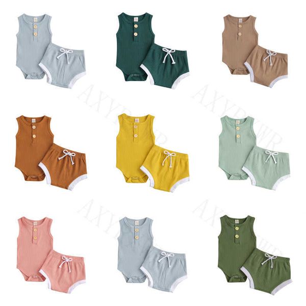 clothing sets 0-24m infant clothes toddler newborn baby boys girls sleeveless button bodysuits+elastic pants 2pcs ribbed knitted clothing se, White
clothing sets 0-24m infant clothes toddler newborn baby boys girls sleeveless button bodysuits+elastic pants 2pcs ribbed knitted clothing se, White