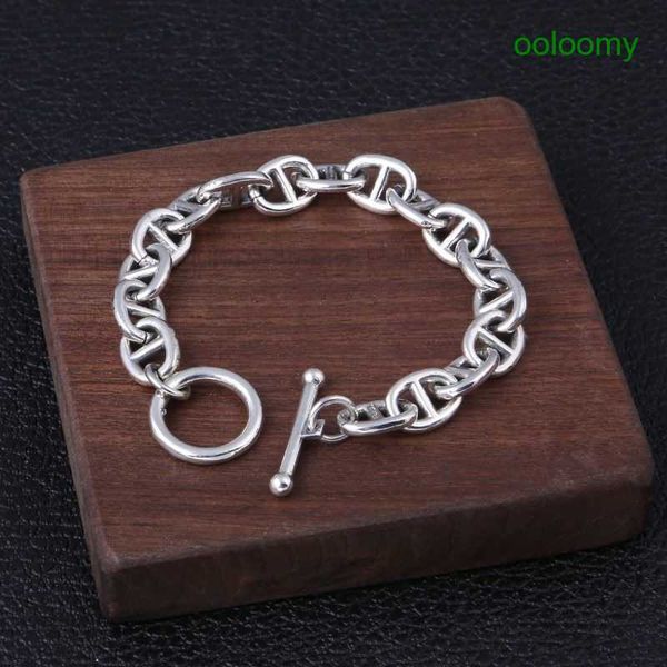 hemres designer bracelet 925 sterling silver fashion trend jewelry korean edition simple pig nose ot buckle bracelet for men and women fdyg, Golden;silver
hemres designer bracelet 925 sterling silver fashion trend jewelry korean edition simple pig nose ot buckle bracelet for men and women fdyg, Golden;silver