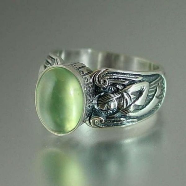 cluster rings guardian angel ring mint green black moonstone ring for woman vintage men stone ring boho jewelry gift to girlfriend 230424, Golden;silver
cluster rings guardian angel ring mint green black moonstone ring for woman vintage men stone ring boho jewelry gift to girlfriend 230424, Golden;silver