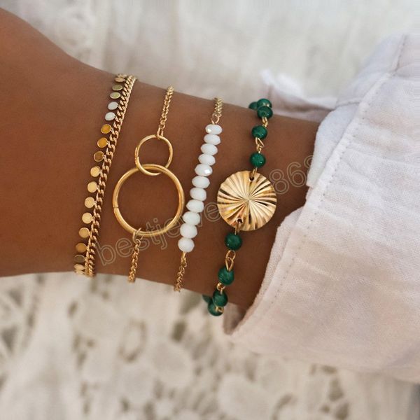bohemian bead bracelet set for women hollow out geometry adjustable tassel chain bracelet female fashion jewelry gifts, Golden;silver
bohemian bead bracelet set for women hollow out geometry adjustable tassel chain bracelet female fashion jewelry gifts, Golden;silver