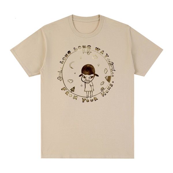 men's tracksuits yoshitomo nara comes from your home far away vintage t-shirt cotton men's t-shirt t-shirt women's top, Gray
men's tracksuits yoshitomo nara comes from your home far away vintage t-shirt cotton men's t-shirt t-shirt women's top, Gray